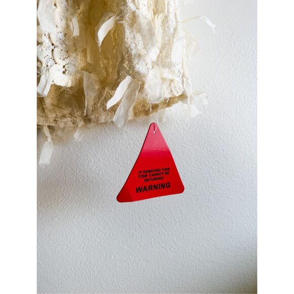 New EGO Extreme Plunge Mini Bodycon Dress In Cream Texture Size 8 - Picture 7 of 9